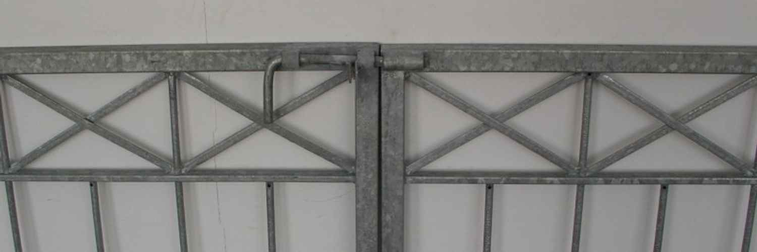 Gartentor Hoftor Einfahrtstor Metall modern Crossline-FT600/100R Feuer Verzinkt Gartentor Hoftor Einfahrtstor Metall modern Crossline-FT600/100R Feuer Verzinkt