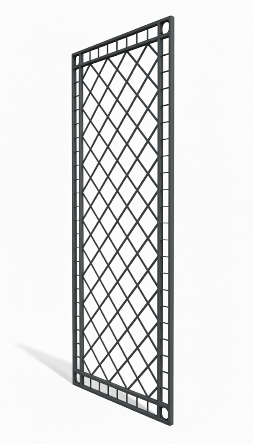 Metall Eisen Rankgitter Rankhilfe Wandgitter Meran 100 XXL verzinkt grau 240 cm Metall Eisen Rankgitter Rankhilfe Wandgitter Meran 100 XXL verzinkt grau 240 cm