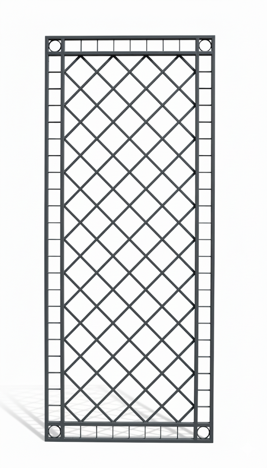 Metall Eisen Rankgitter Rankhilfe Wandgitter Meran 100 XXL verzinkt grau 240 cm Metall Eisen Rankgitter Rankhilfe Wandgitter Meran 100 XXL verzinkt grau 240 cm