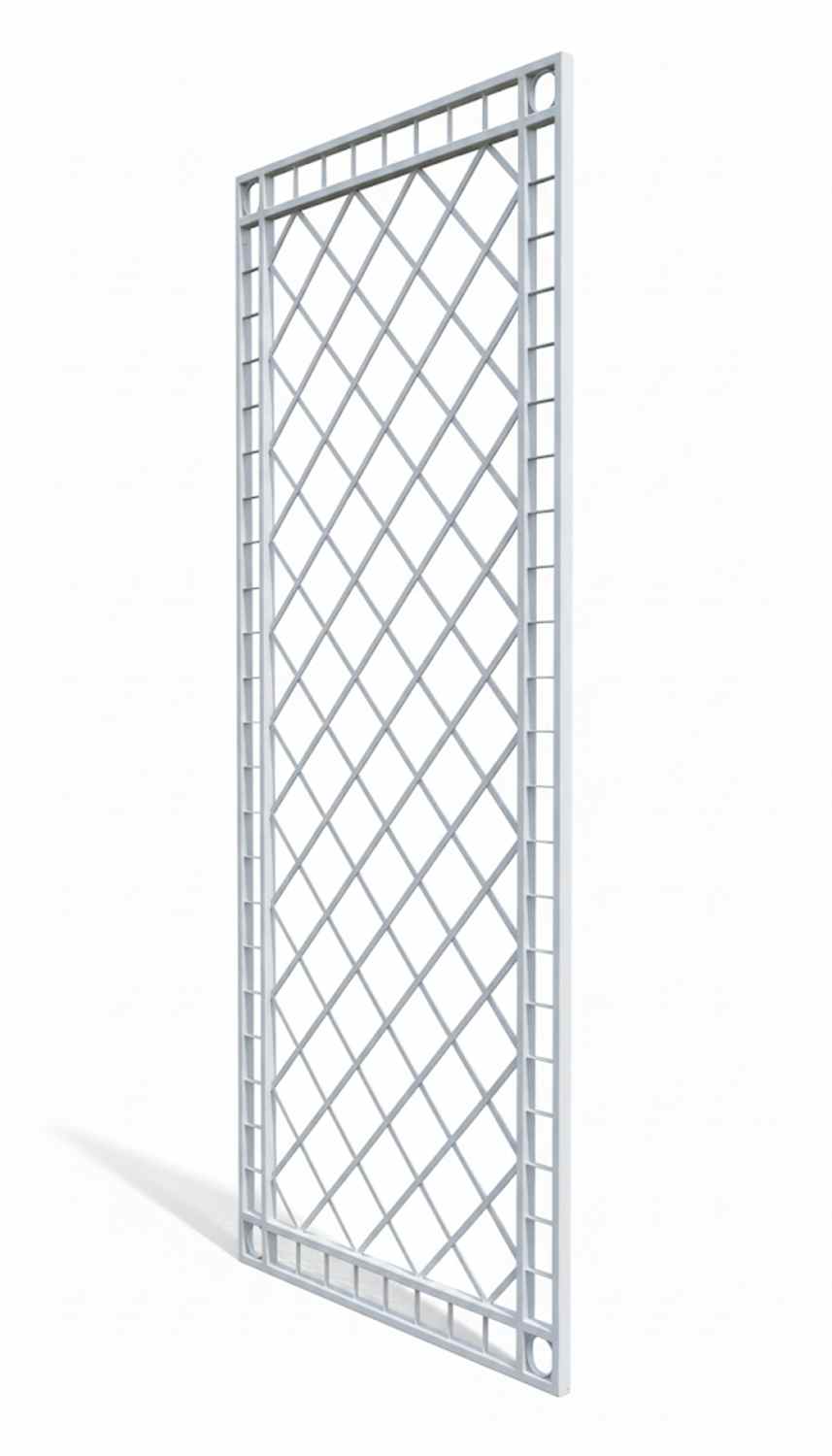 Metall Eisen Rankgitter Rankhilfe Wandgitter Meran 100 XXL verzinkt grau 240 cm Metall Eisen Rankgitter Rankhilfe Wandgitter Meran 100 XXL verzinkt grau 240 cm