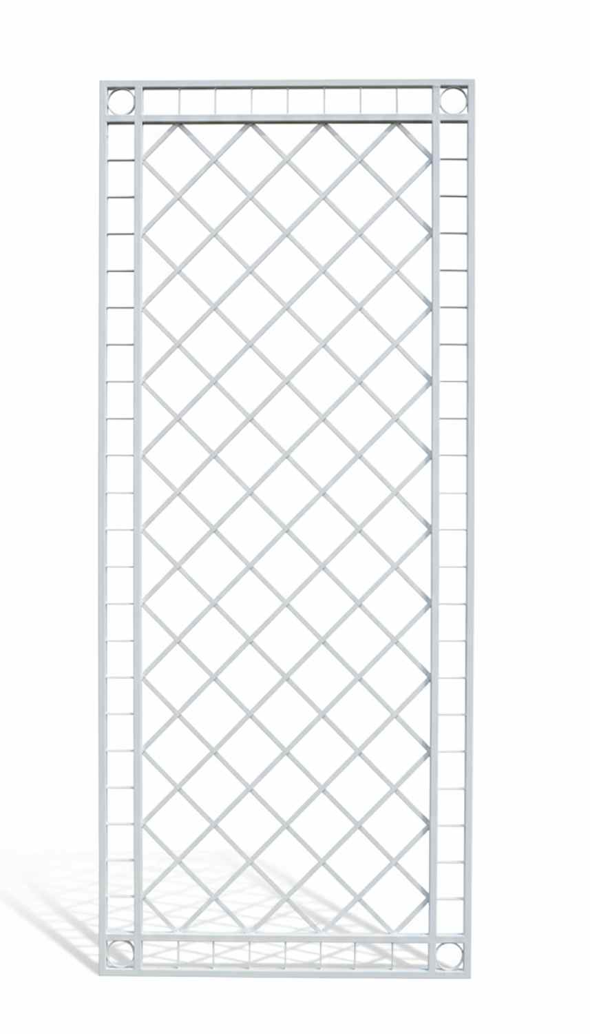 Metall Eisen Rankgitter Rankhilfe Wandgitter Meran 100 XXL verzinkt grau 240 cm Metall Eisen Rankgitter Rankhilfe Wandgitter Meran 100 XXL verzinkt grau 240 cm