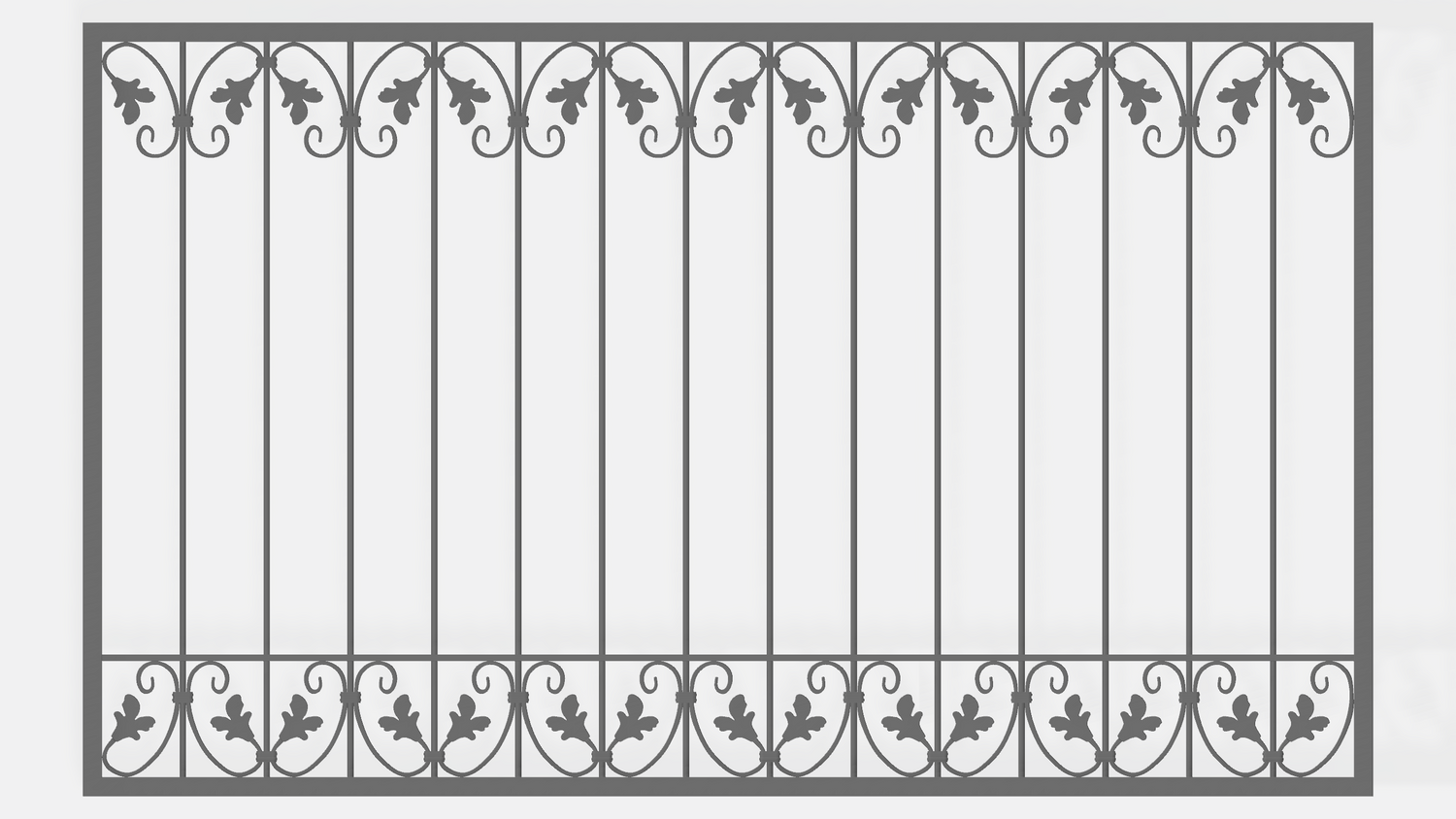 Schmiedeeisen Eisen Metallzaun Zaun Zäune Monaco-Z120/200 Flex FeuerVerzinkt Schmiedeeisen Eisen Metallzaun Zaun Zäune Monaco-Z120/200 Flex FeuerVerzinkt