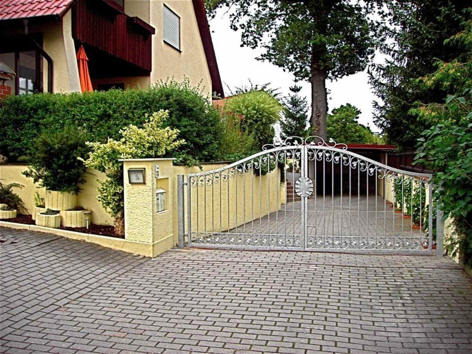 Gartentor Hoftor Einfahrtstor Metall Monaco-GT Riegel Feuer Verzinkt Auswahl Gartentor Hoftor Einfahrtstor Metall Monaco-GT Riegel Feuer Verzinkt Auswahl