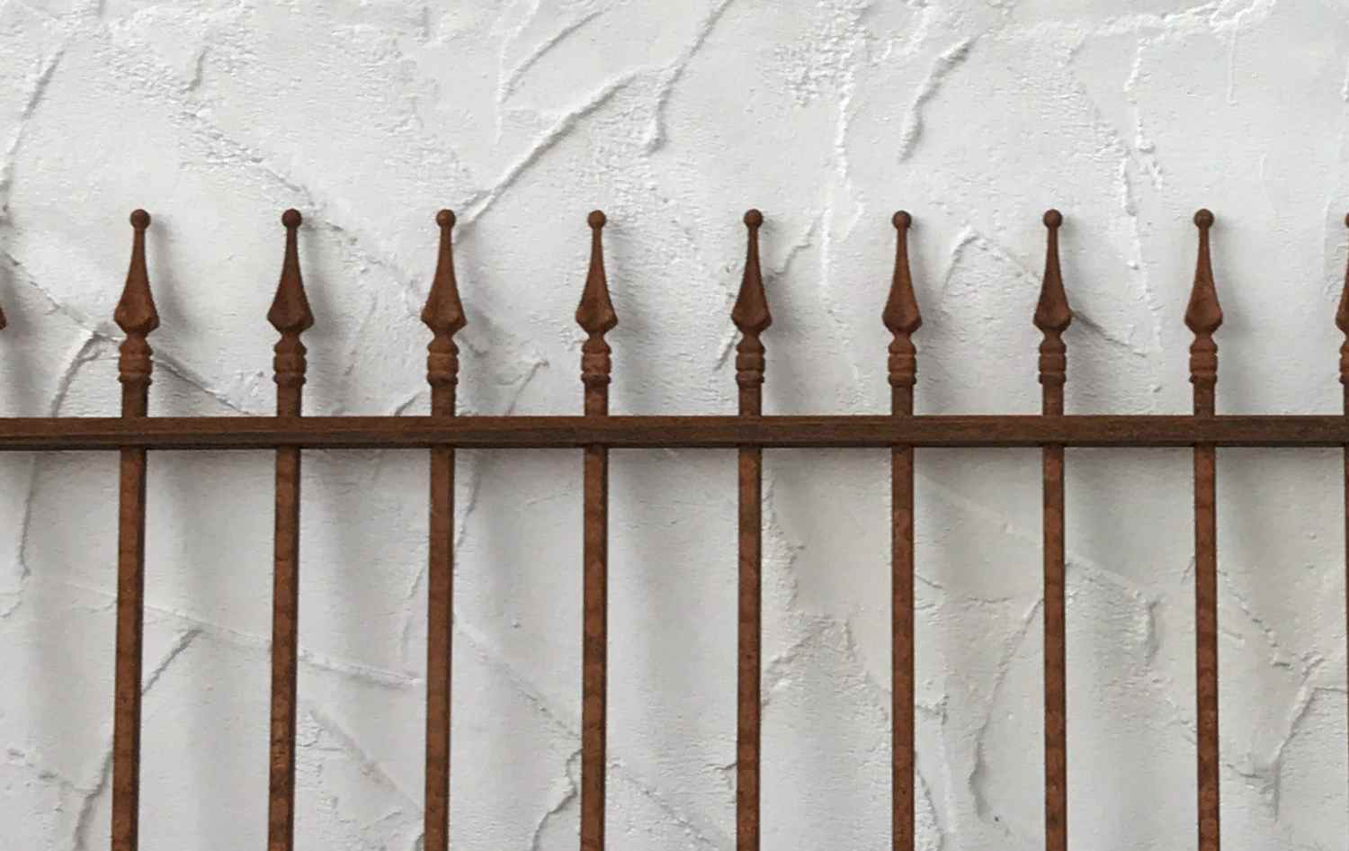 Schmiedeeisen Gartenzaun Zaun Metall Limone-Z100/200 Rost Antik Schmiedeeisen Gartenzaun Zaun Metall Limone-Z100/200 Rost Antik