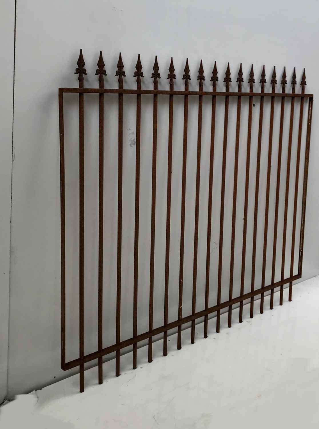 Schmiedeeisen Gartenzaun Zaun Metall Limone-Z160/191-I Rost Antik Schmiedeeisen Gartenzaun Zaun Metall Limone-Z160/191-I Rost Antik