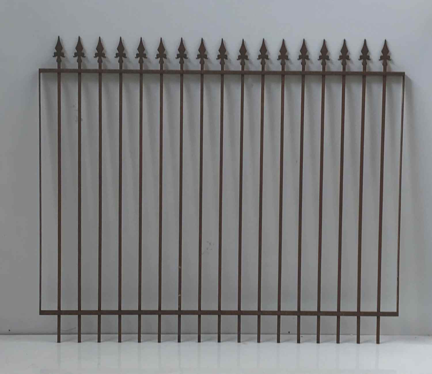 Schmiedeeisen Gartenzaun Zaun Metall Limone-Z160/191-I Rost Antik Schmiedeeisen Gartenzaun Zaun Metall Limone-Z160/191-I Rost Antik