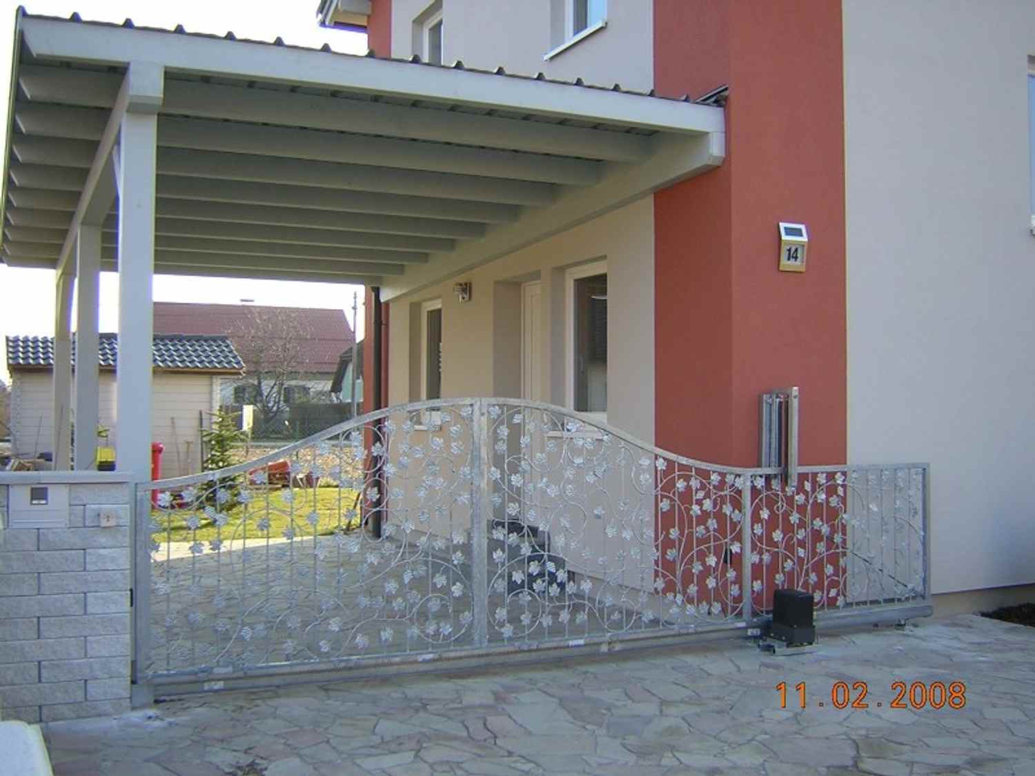 Hoftor Gartentor freitragendes Schiebetor freitragend Bachus-GTFS400A Torantrieb Hoftor Gartentor freitragendes Schiebetor freitragend Bachus-GTFS400A Torantrieb