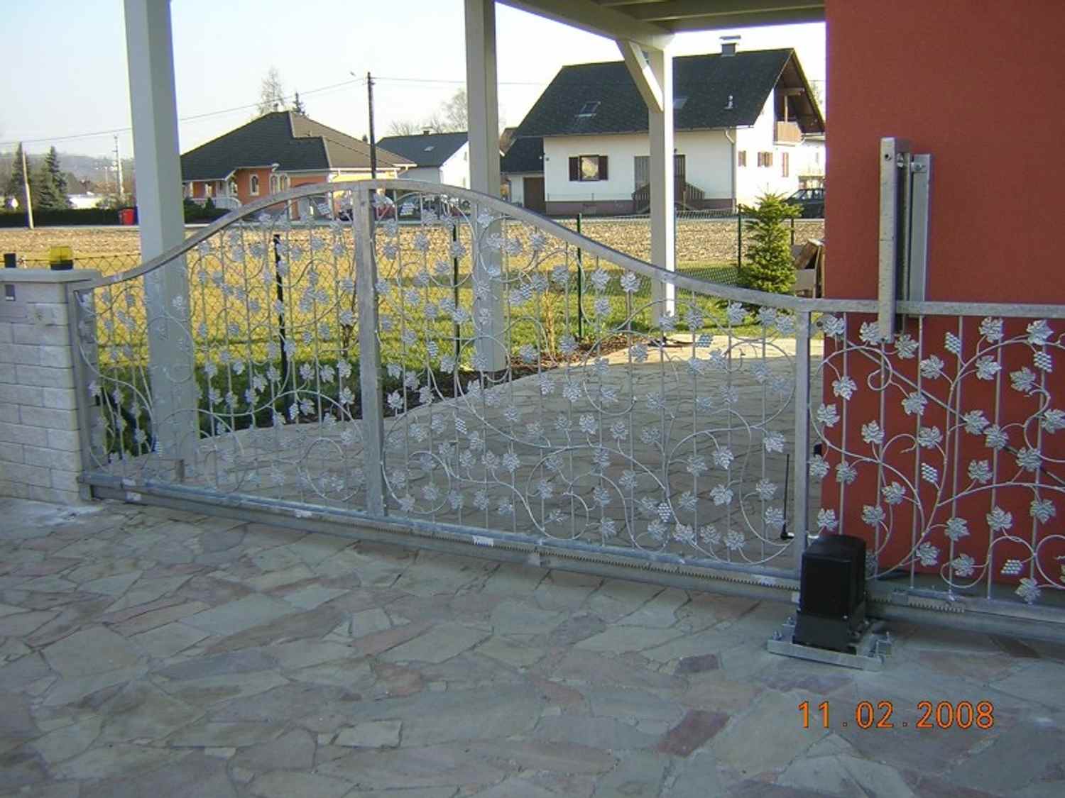 Hoftor Gartentor freitragendes Schiebetor freitragend Bachus-GTFS400A Torantrieb Hoftor Gartentor freitragendes Schiebetor freitragend Bachus-GTFS400A Torantrieb