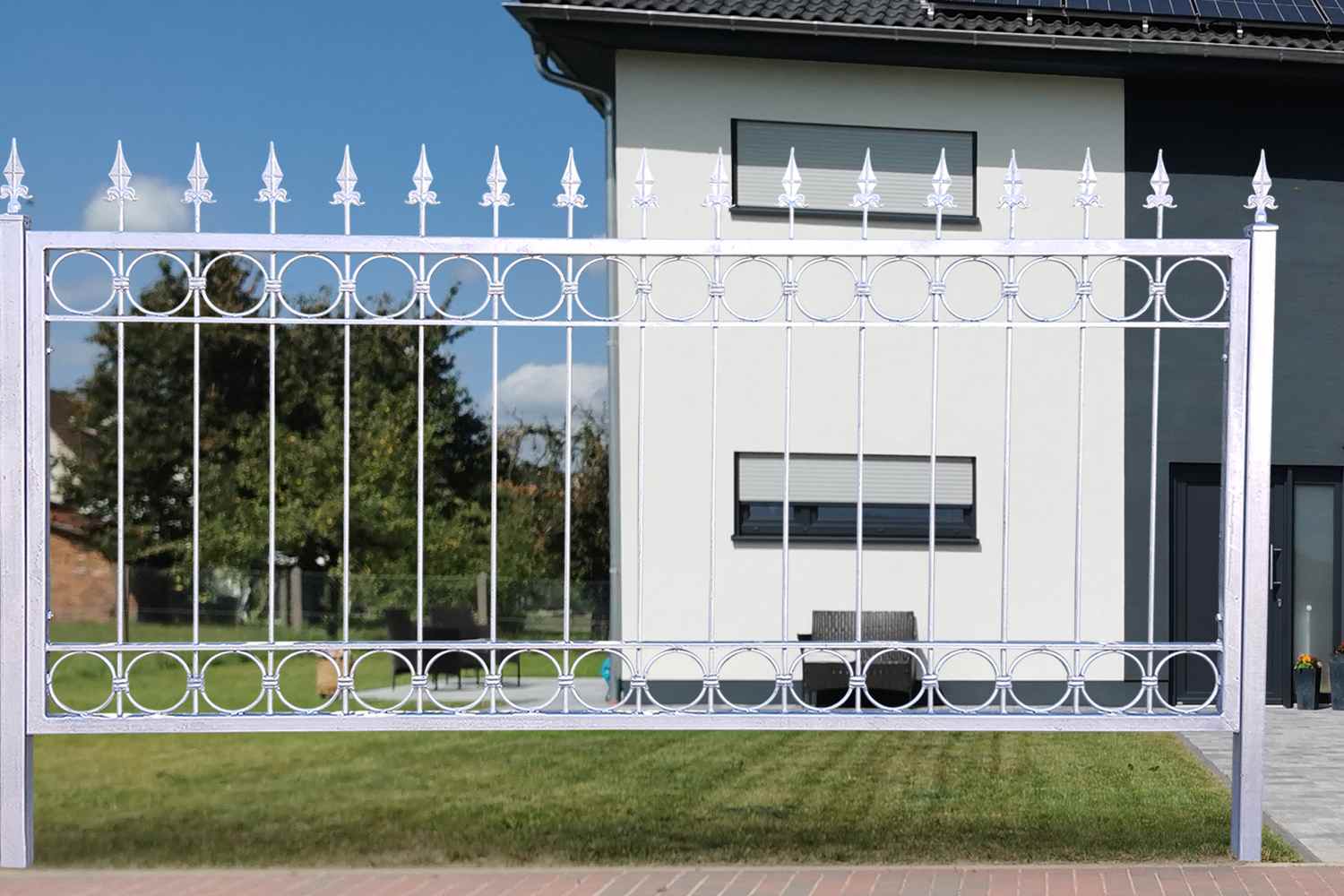 Metallzaun Schmiedeeisen Eisenzaun Zaun Zäune Imperia-Z100/200 Verzinkt Metallzaun Schmiedeeisen Eisenzaun Zaun Zäune Imperia-Z100/200 Verzinkt