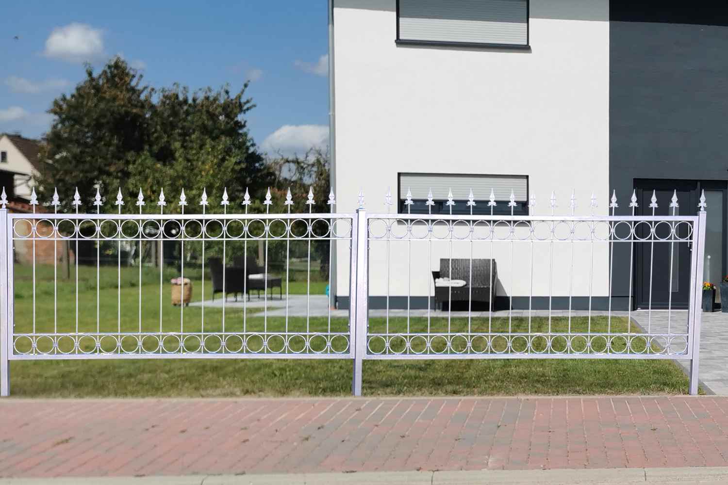 Metallzaun Schmiedeeisen Eisenzaun Zaun Zäune Imperia-Z100/200 Verzinkt Metallzaun Schmiedeeisen Eisenzaun Zaun Zäune Imperia-Z100/200 Verzinkt