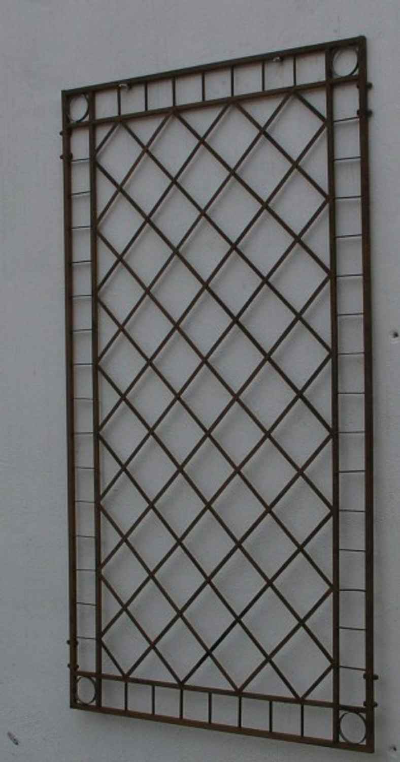 Metall Eisen Spalier Rankgitter Rankhilfe Wandgitter Meran 80 Rost Rostig Metall Eisen Spalier Rankgitter Rankhilfe Wandgitter Meran 80 Rost Rostig