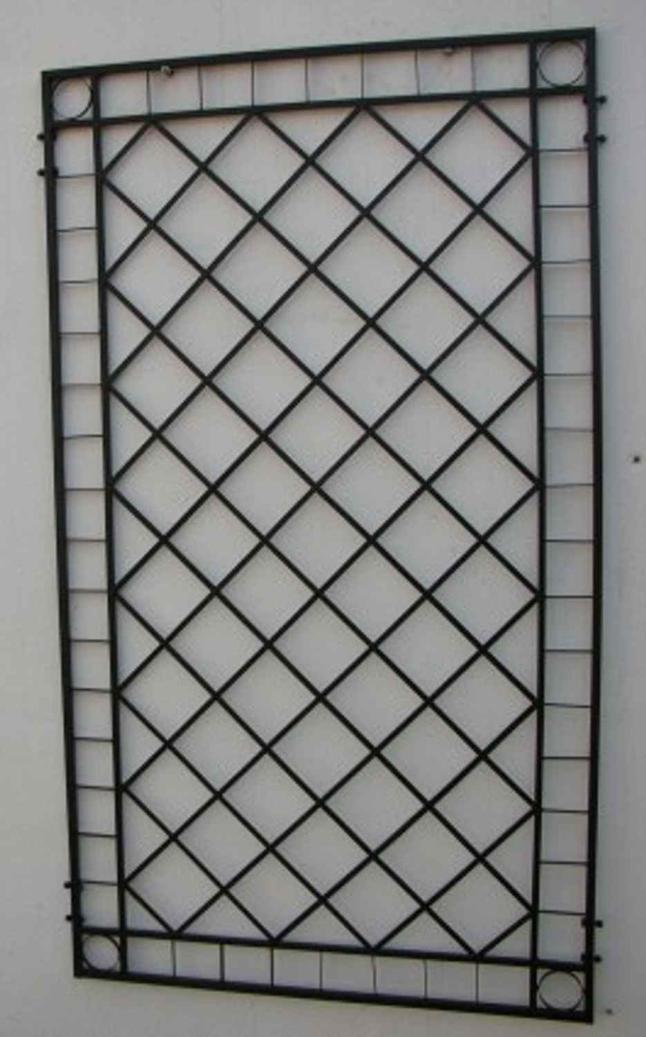 Rankgitter Rankhilfe Wandgitter Meran 80 Feuer verzinkt schwarz PULVER DUPLEX HQ Rankgitter Rankhilfe Wandgitter Meran 80 Feuer verzinkt schwarz PULVER DUPLEX HQ