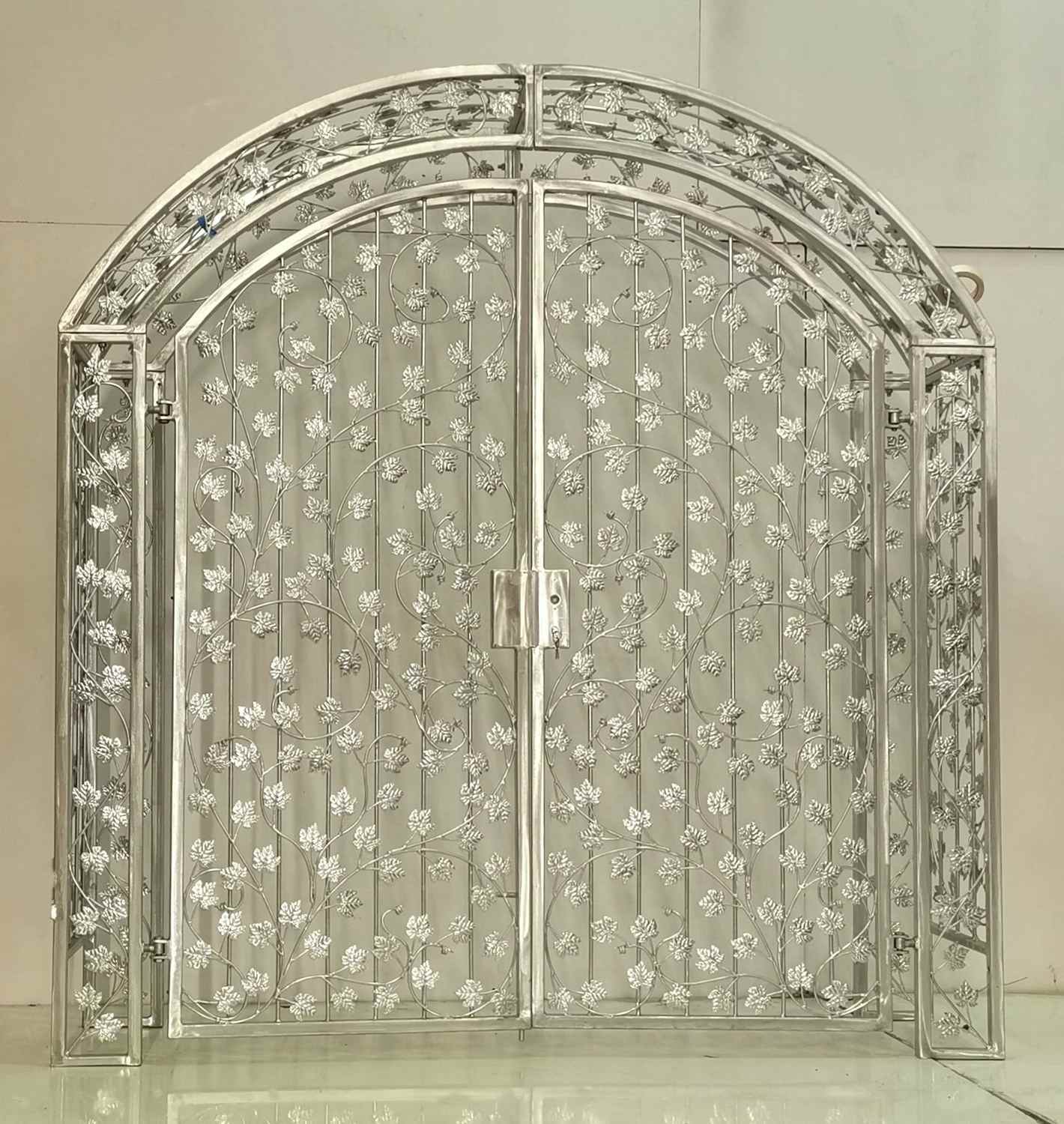 Gartentür Pforte Rosenbogen mit Tür Bachus-RBGT-RBS 250/240/50 Schloss Verzinkt