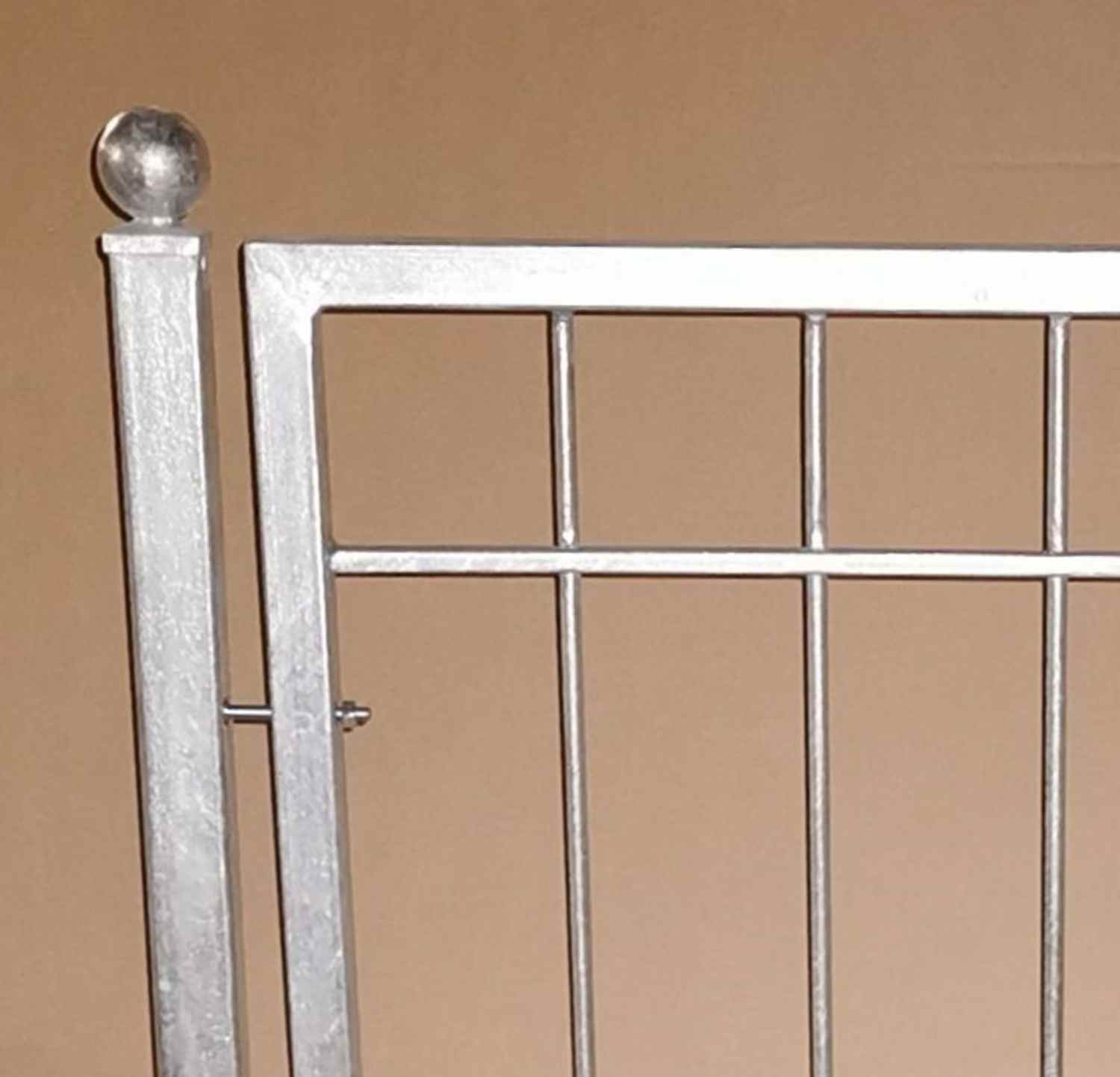 Metall Zaun Zäune modern Balkon Boston-Z120/200 m. Untergurt Feuer verzinkt Metall Zaun Zäune modern Balkon Boston-Z120/200 m. Untergurt Feuer verzinkt