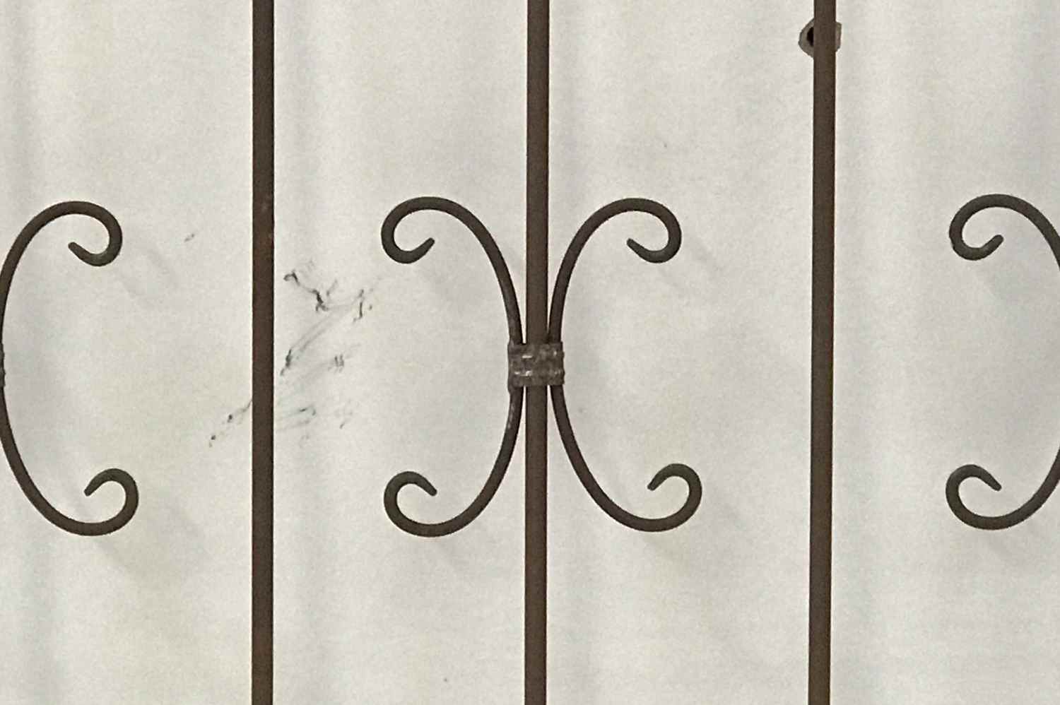 Schmiedeeisen Zaun Eisen Gartenzaun Antik Cassel-Z100/100 Roh Rost rostig Schmiedeeisen Zaun Eisen Gartenzaun Antik Cassel-Z100/100 Roh Rost rostig