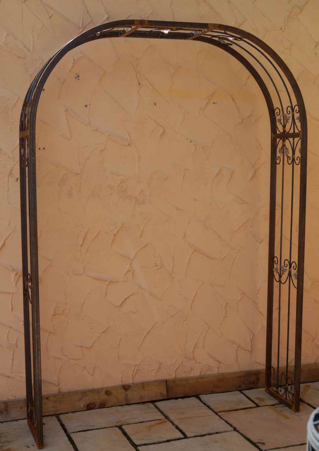 Stabil Rundbogen Rosenbogen Metall Monaco-RB 220 / 220 Roh / Rost 220 cm breit Stabil Rundbogen Rosenbogen Metall Monaco-RB 220 / 220 Roh / Rost 220 cm breit