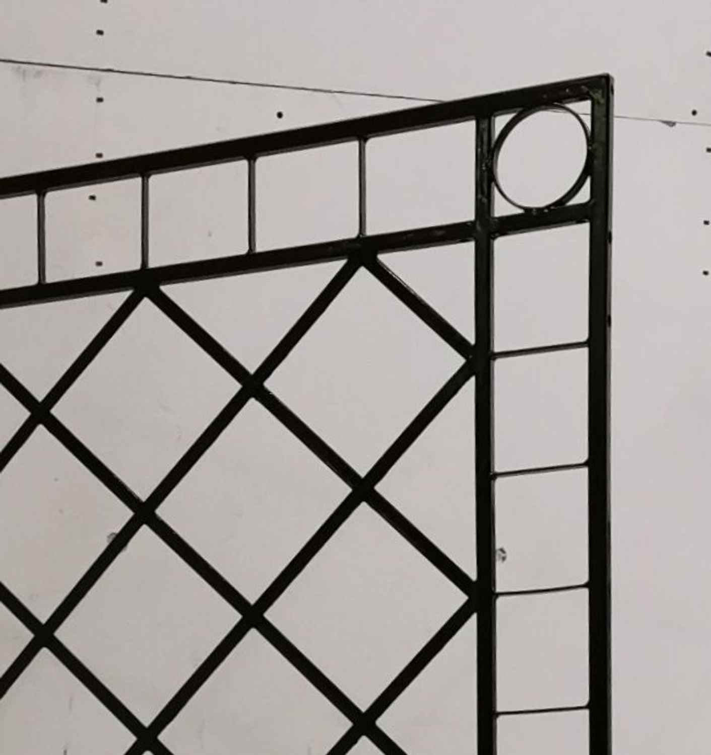 Rankgitter Pflanzenkasten Pflanzkübel Sichtschutz Campano 80 Verzinkt schwarz 