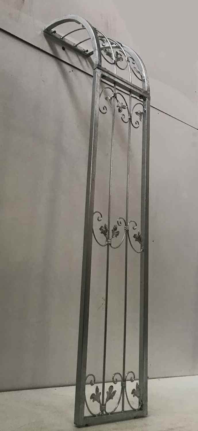STABIL solide Metall Wand Rosenbogen Monaco-WRB 60/220FEUER Verzinkt grau RAL 7016