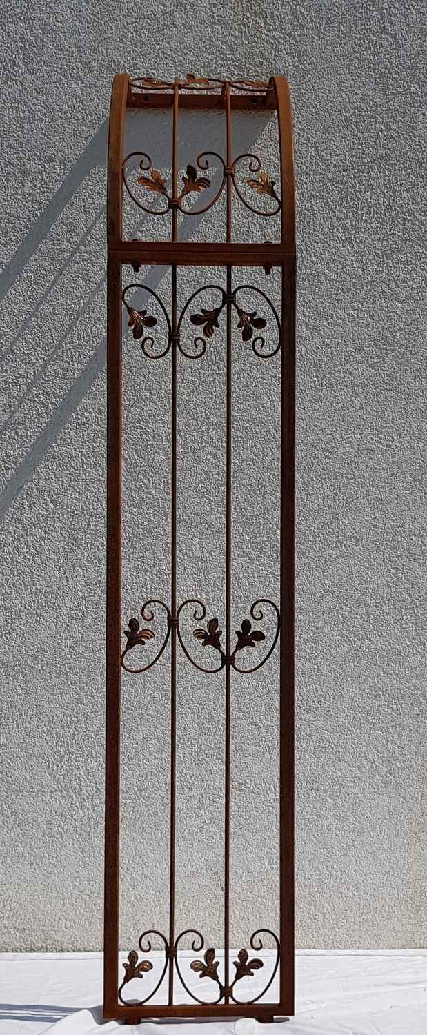 Sehr STABIL solider Metall Rundbogen Wand Rosenbogen Monaco-WRB 60/220 Rost