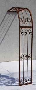 Sehr STABIL solider Metall Rundbogen Wand Rosenbogen Monaco-WRB 100/220 Rost