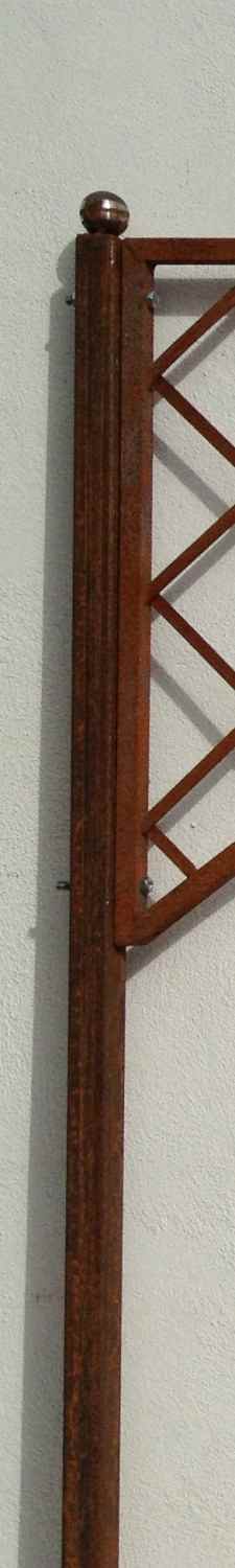 2 teiliger Stahlpfosten 30 für Rankgitter Napoli Verzinkt Länge ca. 2500 mm 2 teiliger Stahlpfosten 30 für Rankgitter Napoli Verzinkt Länge ca. 2500 mm