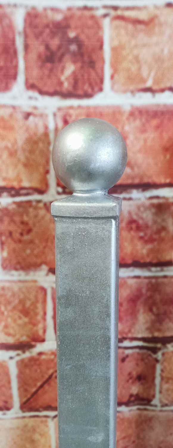 1 Stck. Zaunpfosten Stahlpfosten Metall Anello 40 1500 (Z100) Zierkugel Verzinkt 1 Stck. Zaunpfosten Stahlpfosten Metall Anello 40 1500 (Z100) Zierkugel Verzinkt