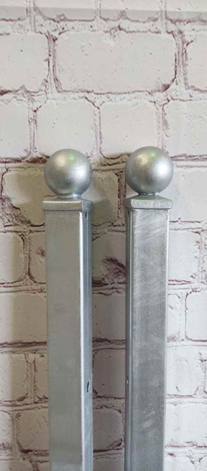 1 Stck. Zaunpfosten Stahlpfosten Metall Anello 40 1500 (Z100) Zierkugel Verzinkt 1 Stck. Zaunpfosten Stahlpfosten Metall Anello 40 1500 (Z100) Zierkugel Verzinkt