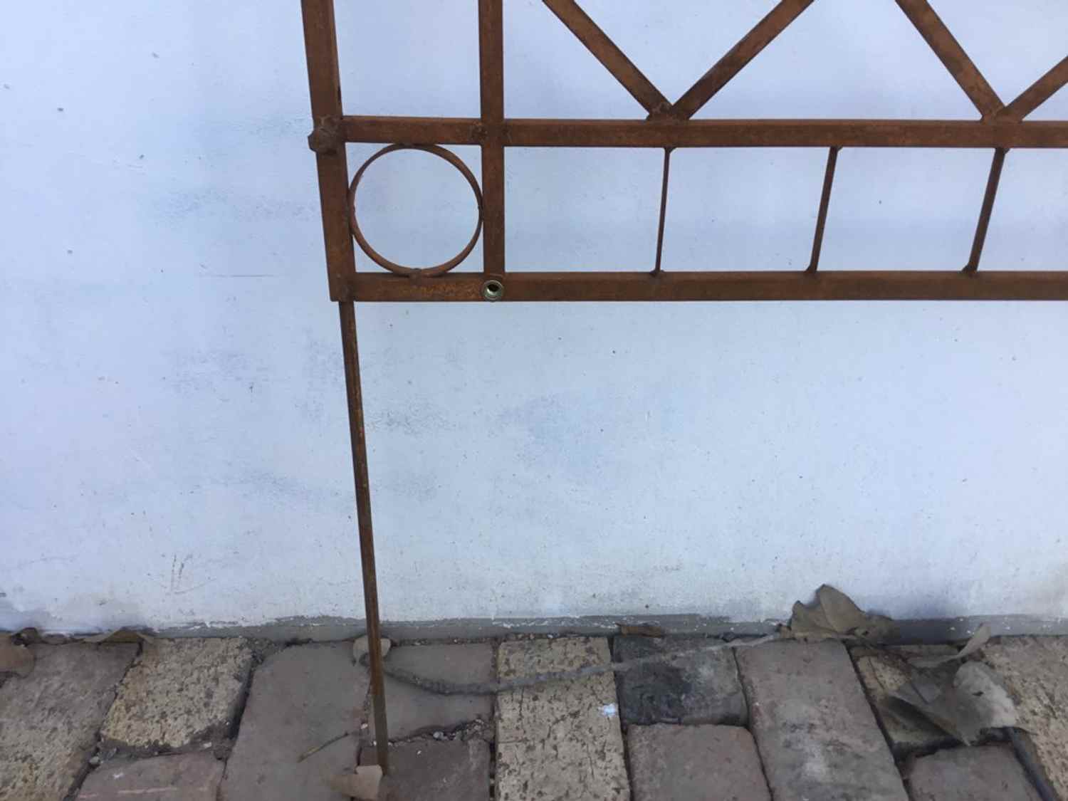 Metall Eisen Spalier Rankgitter Rankhilfe Wandgitter Meran 100 200 Rost Rostig