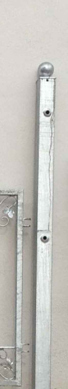 Metall Stahl Torpfosten Stahlpfosten Monaco 160/160 1500 Kugel Feuer verzinkt Metall Stahl Torpfosten Stahlpfosten Monaco 160/160 1500 Kugel Feuer verzinkt