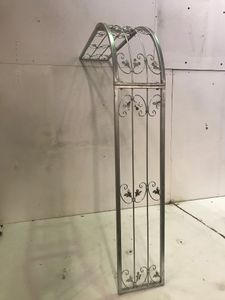 Sehr STABIL solider Metall Halbbogen Wand Rosenbogen Monaco-WRB 190/220 Feuer Verzinkt Rosenbogen halbrund Wand-Rosenbogen