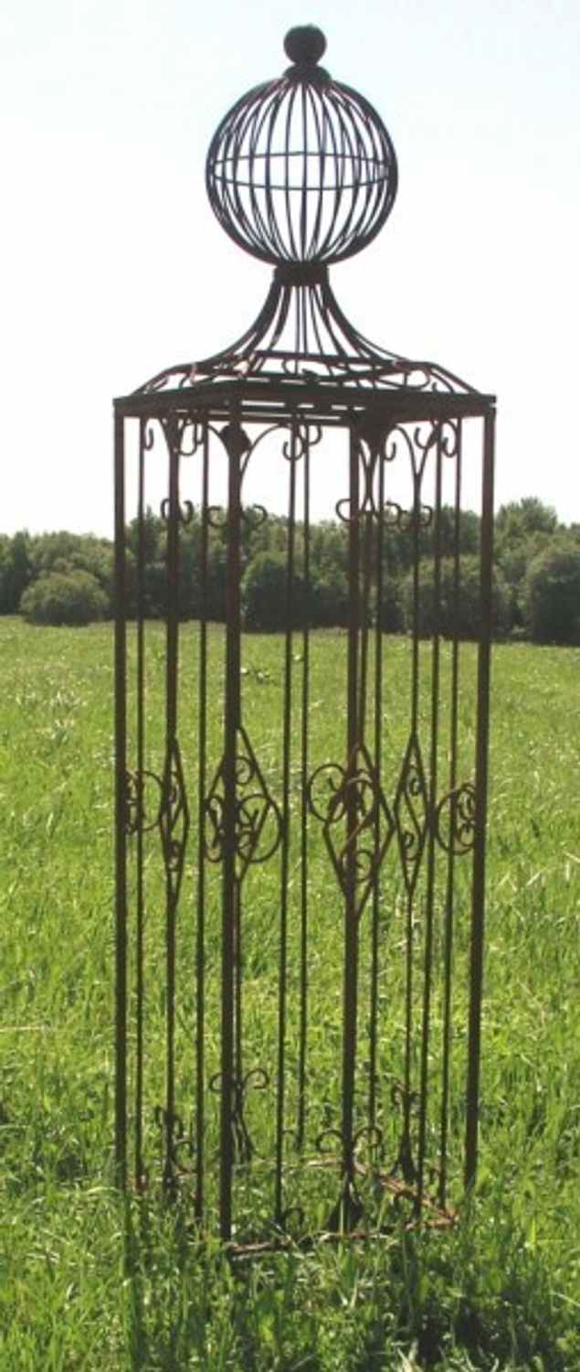 Rankgitter Rankhilfe Spalier Rosen Clematis Obelisk KENT XL Roh ROST 165 Rankgitter Rankhilfe Spalier Rosen Clematis Obelisk KENT XL Roh ROST 165
