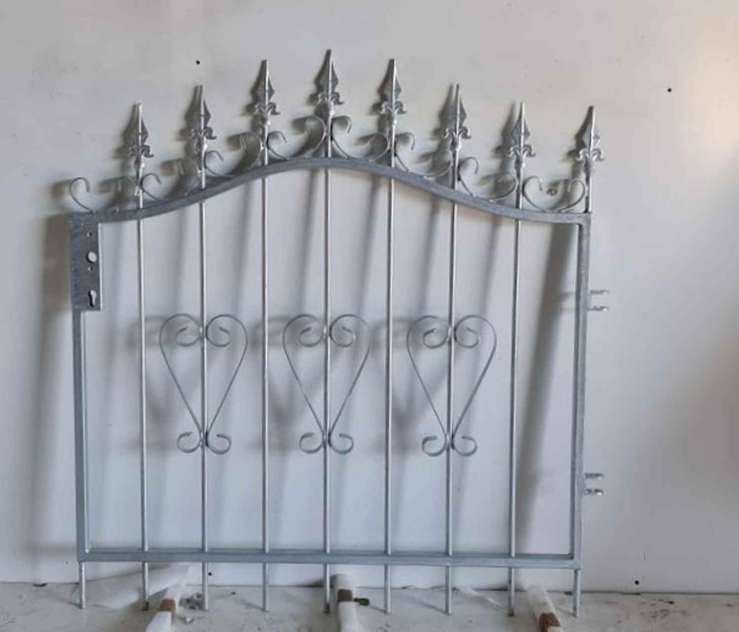 Gartentür Tür Tor Metall Schmiedeeisen Pforte Amori-GT100/100S P.-Set Verzinkt Gartentür Tür Tor Metall Schmiedeeisen Pforte Amori-GT100/100S P.-Set Verzinkt