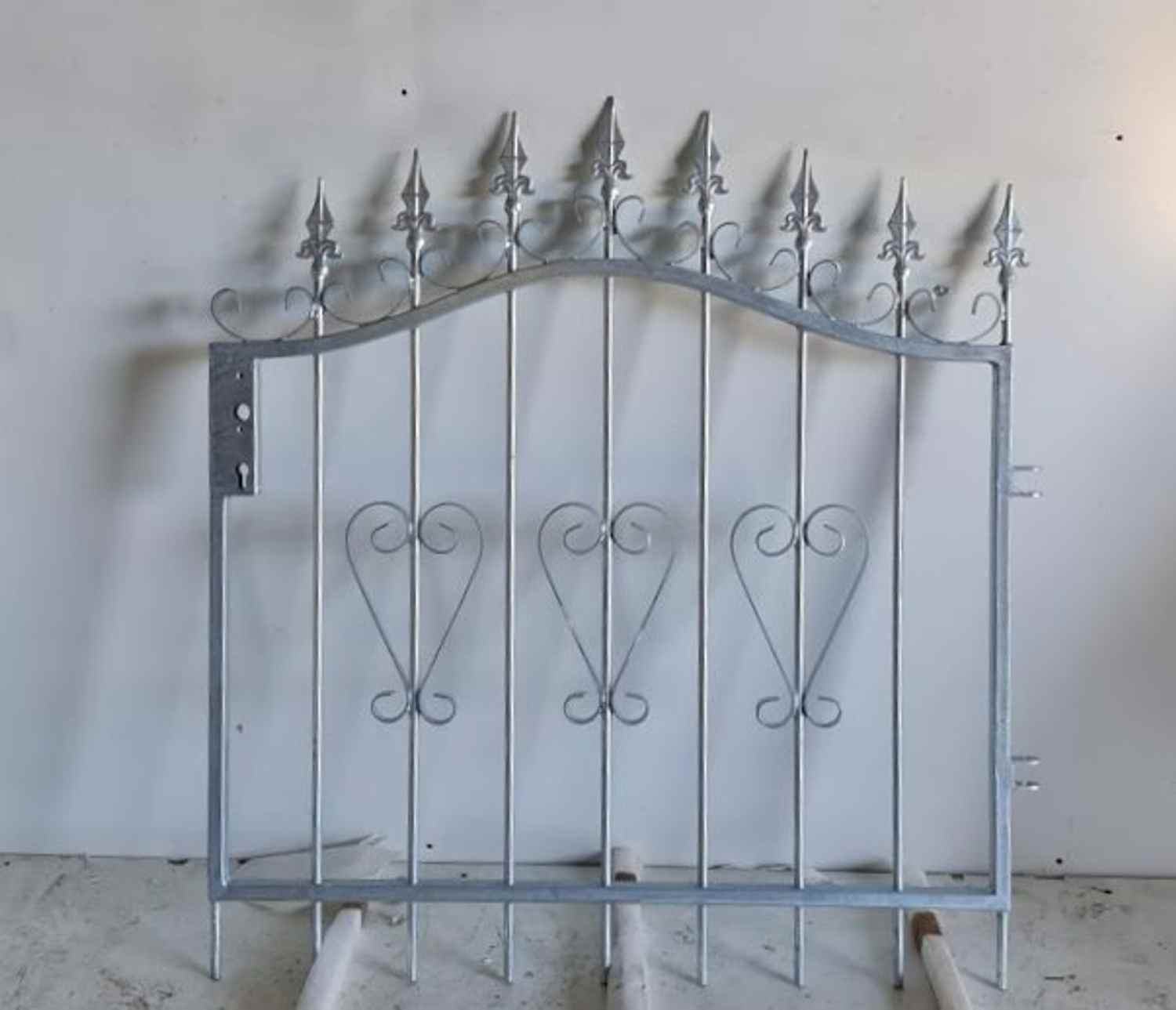 Gartentür Tür Tor Metall Schmiedeeisen Pforte Amori-GT100/100S P.-Set Verzinkt Gartentür Tür Tor Metall Schmiedeeisen Pforte Amori-GT100/100S P.-Set Verzinkt