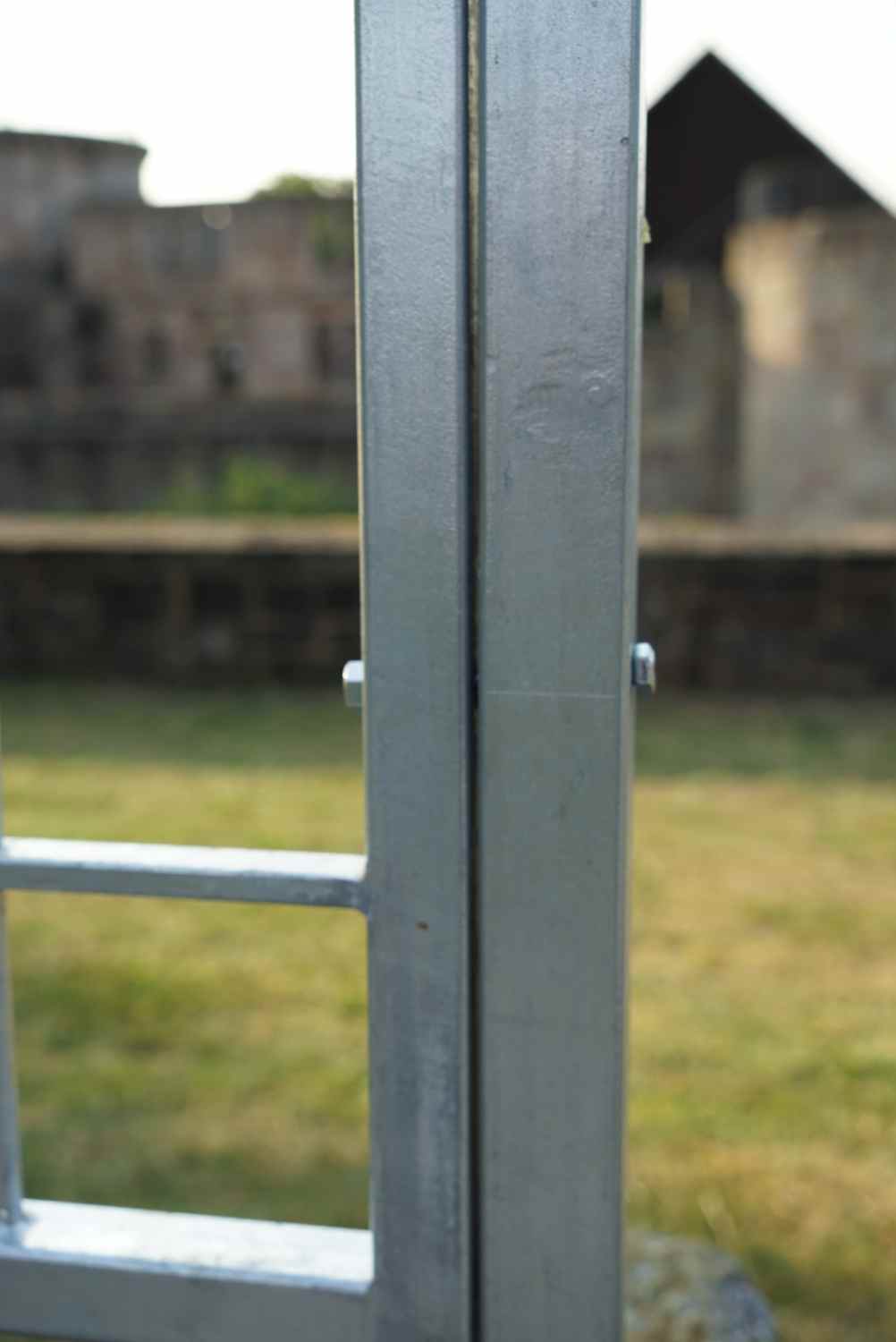 Metall Zaun Zäune modern Balkon Boston-Z100/200 Roh Rost Metall Zaun Zäune modern Balkon Boston-Z100/200 Roh Rost