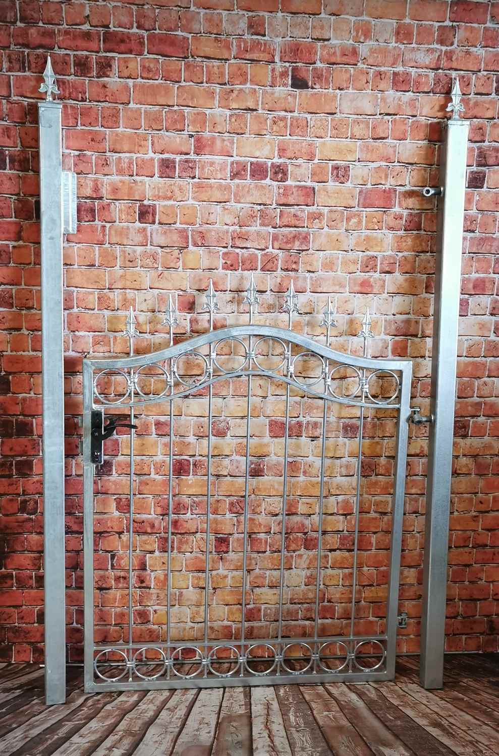 Gartentür Pforte Tor Metall Imperia-GT100/120S Schloss Feuer Verzinkt P.- Set Gartentür Pforte Tor Metall Imperia-GT100/120S Schloss Feuer Verzinkt P.- Set