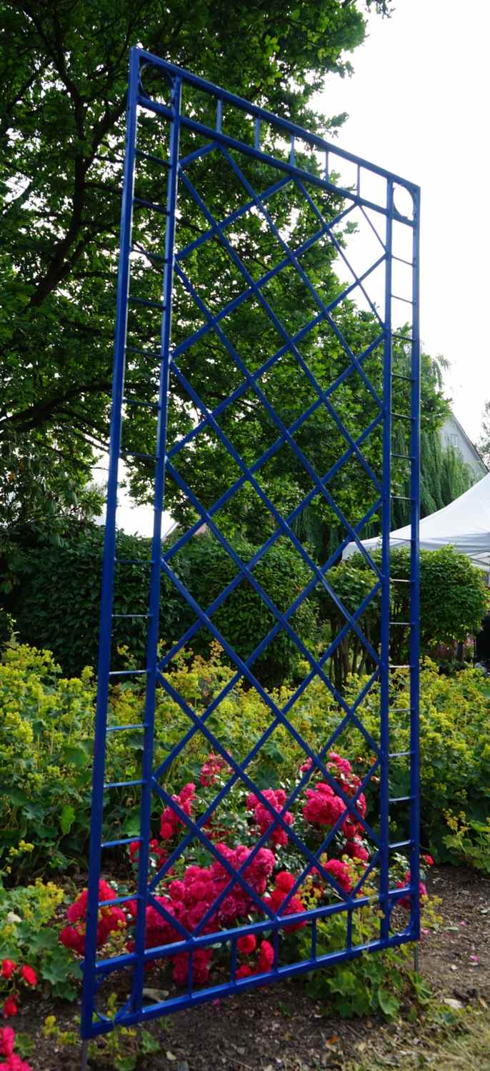 Metall Eisen Spalier Rankgitter Rankhilfe Wandgitter Meran 100 200 Verzinkt Blau Metall Eisen Spalier Rankgitter Rankhilfe Wandgitter Meran 100 200 Verzinkt Blau