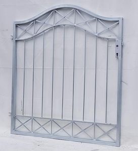 Gartentür Tür Tor Pforte Crossline-GT124/100S Feuer Verzinkt 124 cm 1.2m