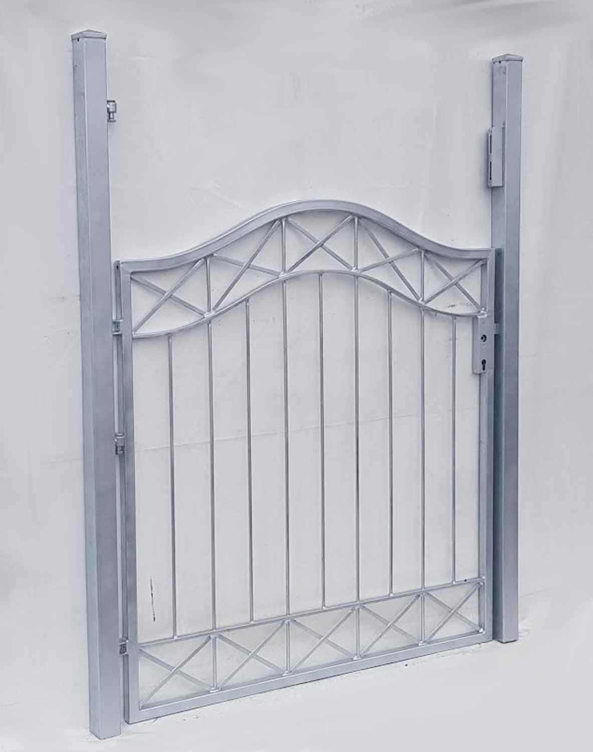Gartentür Tür Tor Pforte Crossline-GT124/120S Verzinkt P.-Set 60 Gartentür Tür Tor Pforte Crossline-GT124/120S Verzinkt P.-Set 60