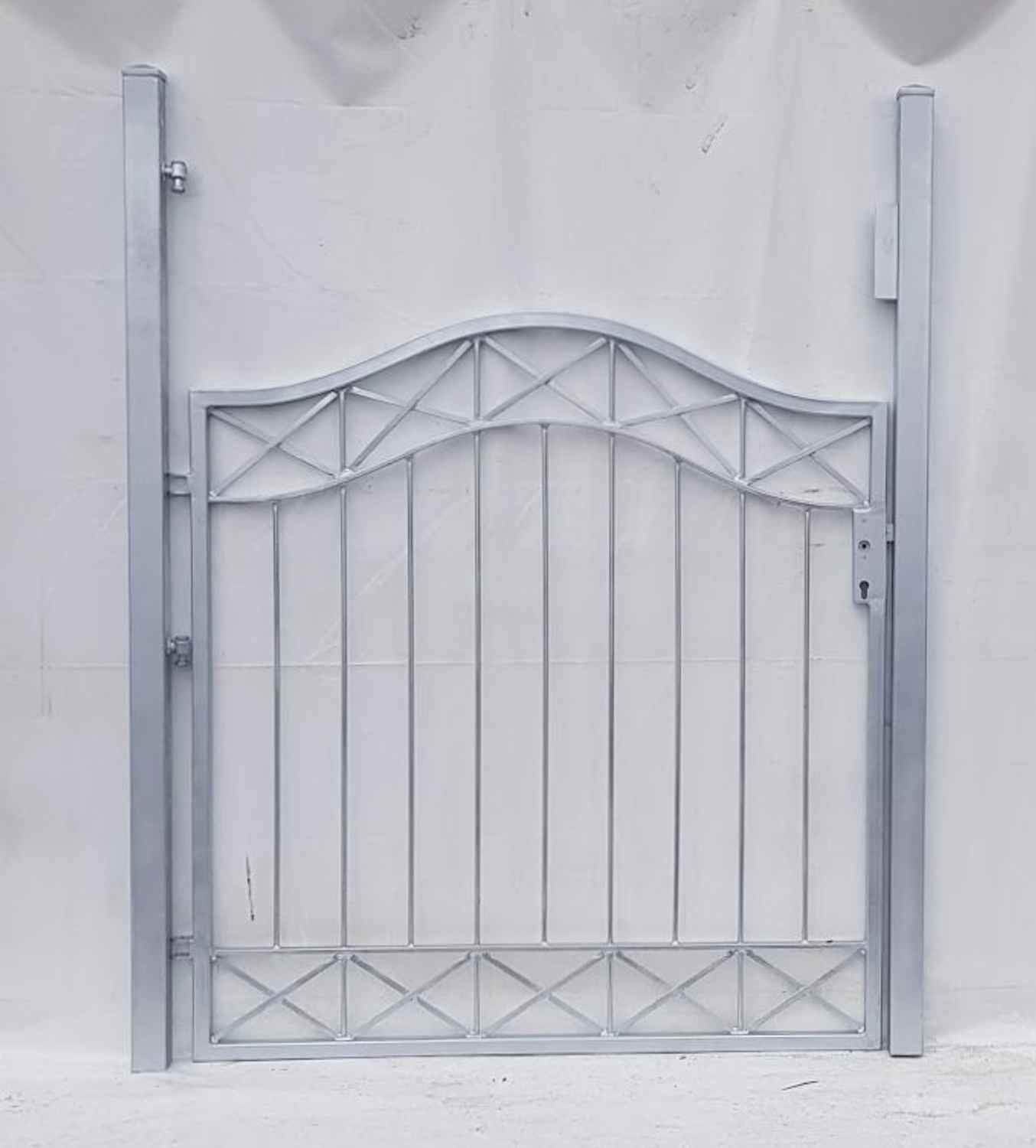 Gartentür Tür Tor Pforte Crossline-GT124/120S Verzinkt P.-Set 60 Gartentür Tür Tor Pforte Crossline-GT124/120S Verzinkt P.-Set 60