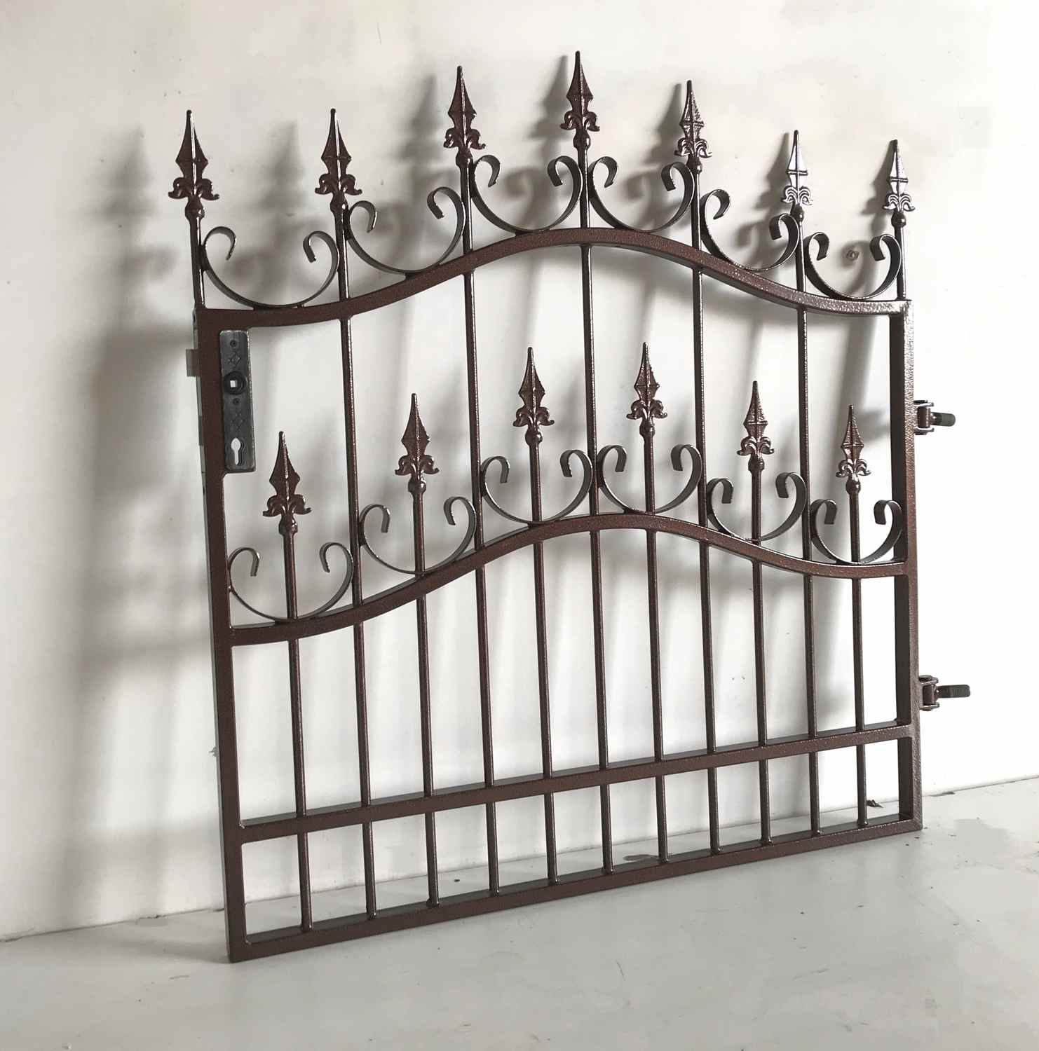 Gartentür Tür Tor Metall Schmiedeeisen Pforte Roma-GT100/100S Edel Rost Gartentür Tür Tor Metall Schmiedeeisen Pforte Roma-GT100/100S Edel Rost
