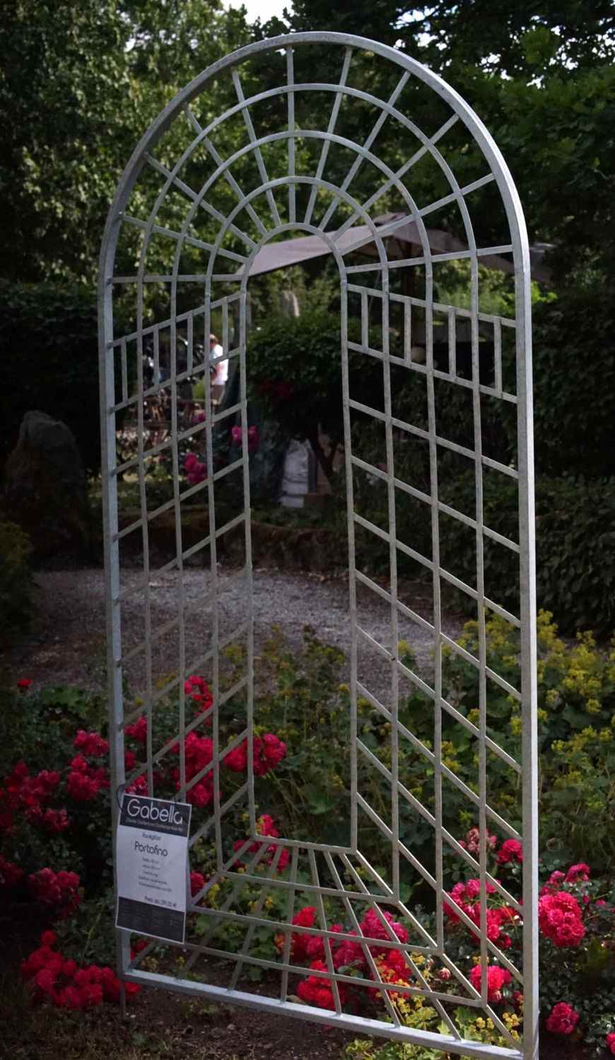 Metall Eisen Spalier Rankgitter Rankhilfe Wandgitter Portofino 100 200 FEUER Verzinkt