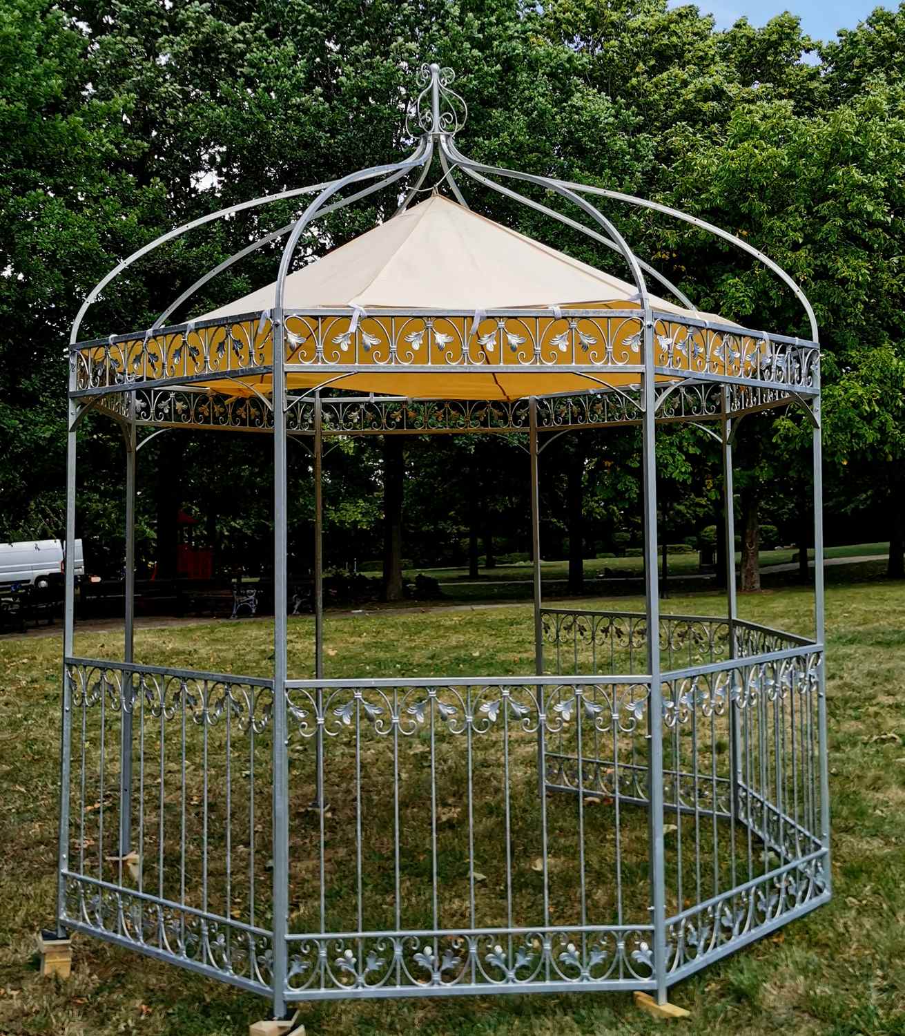 Eisen Metall Pavillon Pavilion Gartenlaube Schmiedeeisen Iseo Feuer verzinkt Eisen Metall Pavillon Pavilion Gartenlaube Schmiedeeisen Iseo Feuer verzinkt