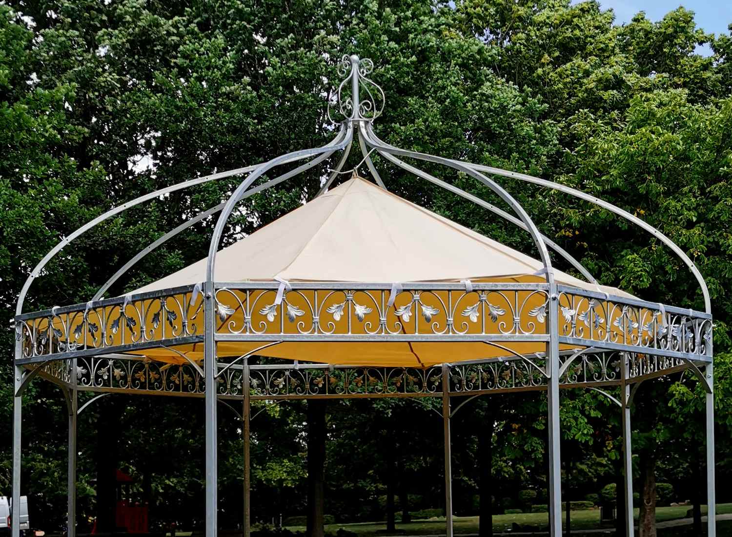 Eisen Metall Pavillon Pavilion Gartenlaube Schmiedeeisen Iseo Feuer verzinkt Eisen Metall Pavillon Pavilion Gartenlaube Schmiedeeisen Iseo Feuer verzinkt