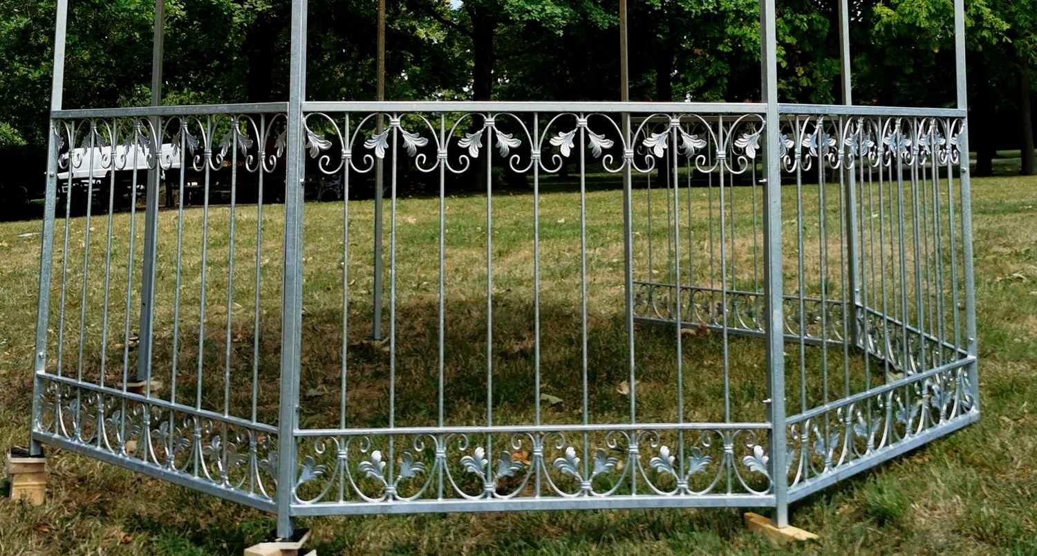 Eisen Metall Pavillon Pavilion Gartenlaube Schmiedeeisen Iseo Feuer verzinkt Eisen Metall Pavillon Pavilion Gartenlaube Schmiedeeisen Iseo Feuer verzinkt