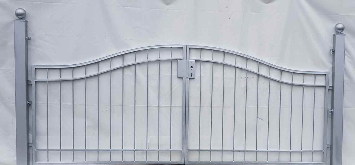 Metall Hoftor Gartentor Eingangs Tor Boston-GT400/100S Feuer Verzinkt P.Set 100 Metall Hoftor Gartentor Eingangs Tor Boston-GT400/100S Feuer Verzinkt P.Set 100