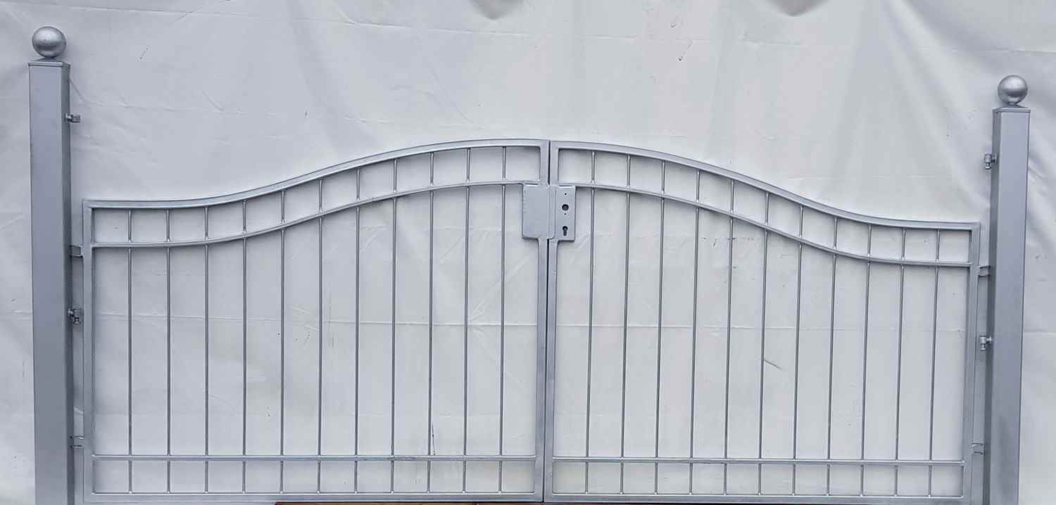 Metall Hoftor Gartentor Eingangs Tor Boston-GT400/100S Feuer Verzinkt P.Set 100 Metall Hoftor Gartentor Eingangs Tor Boston-GT400/100S Feuer Verzinkt P.Set 100