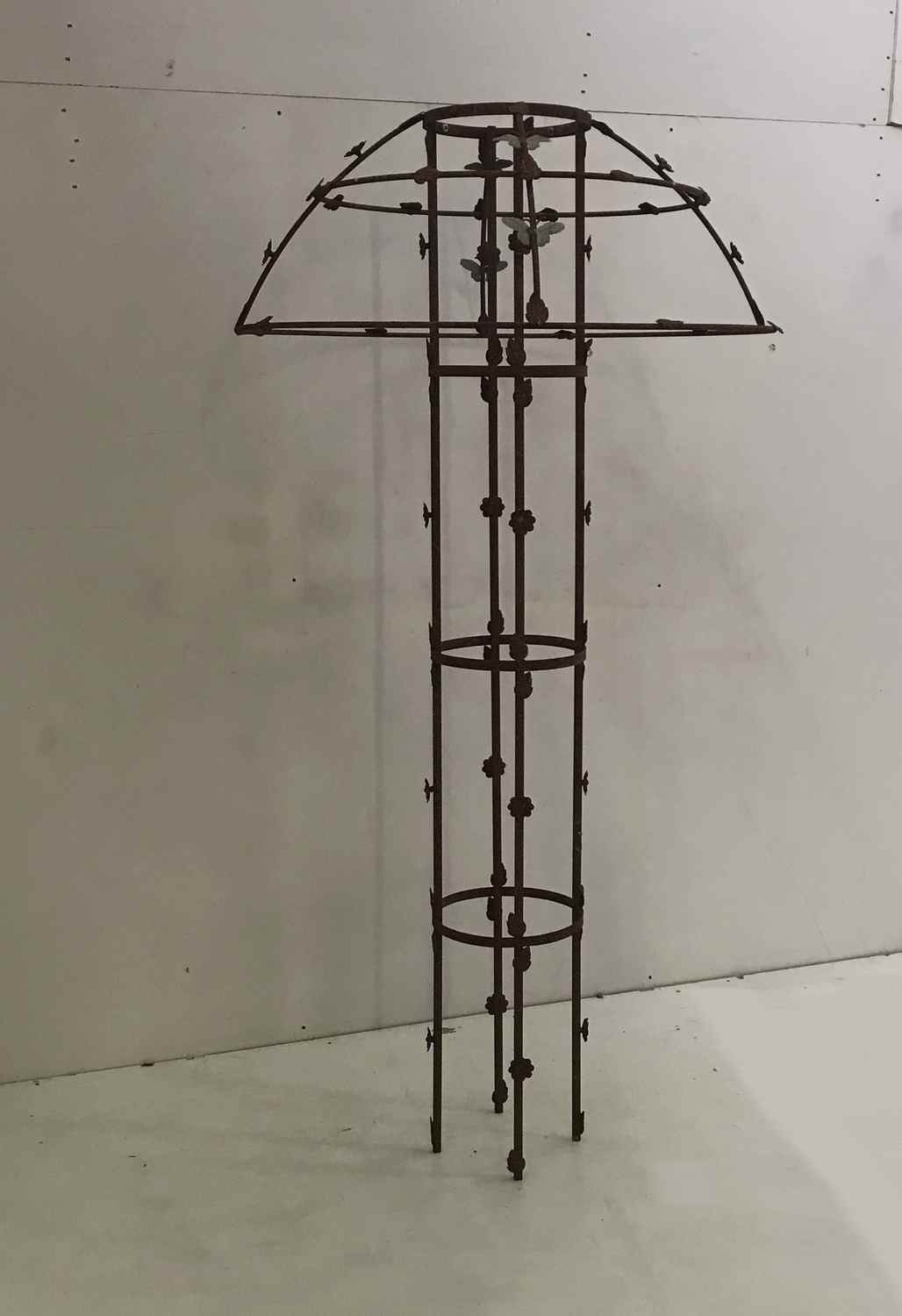 Rankstab Rankhilfe Rankgitter Obelisk Monet XXL ROST für Kletterrose