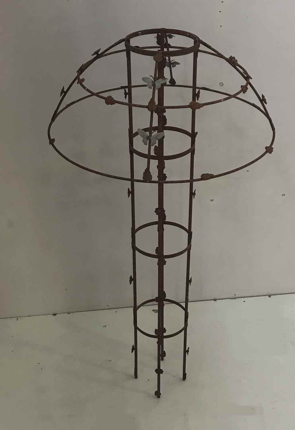 Rankstab Rankhilfe Rankgitter Obelisk Monet XXL ROST für Kletterrose