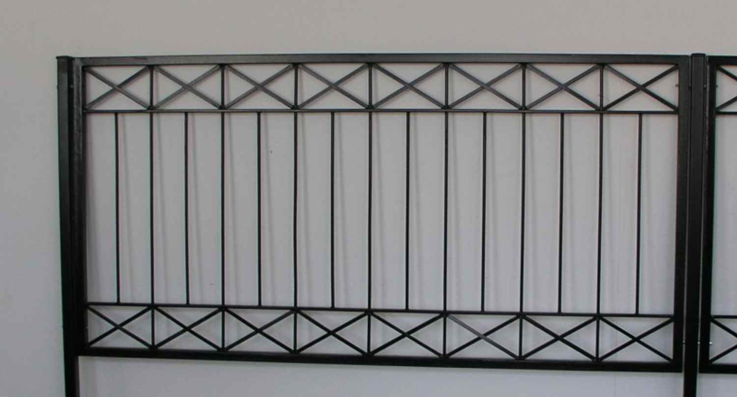 10 Meter Gartenzaun Metall Modern Zaun Zäune Balkon Tor Crossline-Z120/200 Feuer Verzinkt 10 Meter Gartenzaun Metall Modern Zaun Zäune Balkon Tor Crossline-Z120/200 Feuer Verzinkt