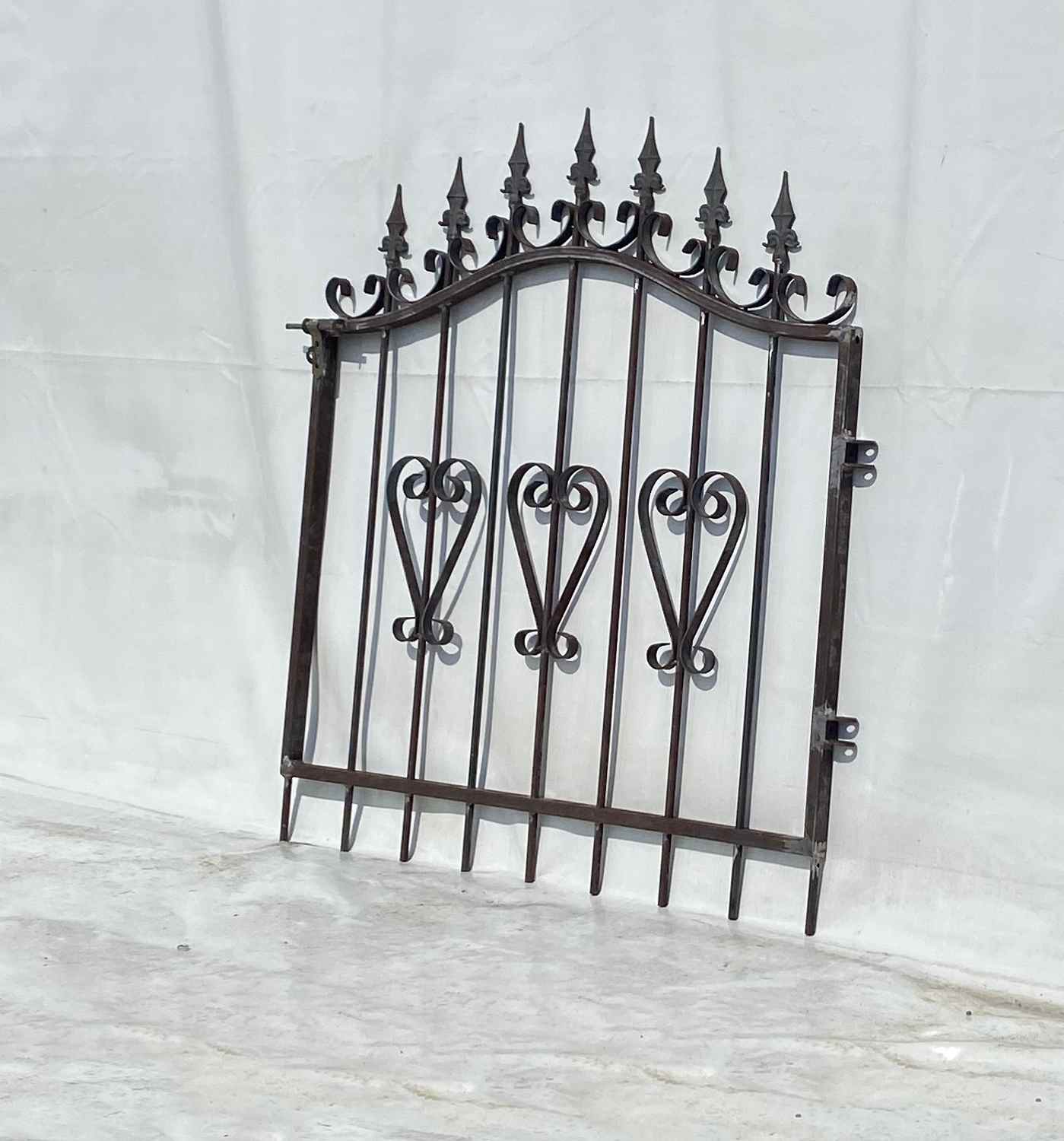 Gartentür Tür Tor Metall Schmiedeeisen Pforte Amori-GT100/100R Roh Rost P.-Set 60 Gartentür Tür Tor Metall Schmiedeeisen Pforte Amori-GT100/100R Roh Rost P.-Set 60